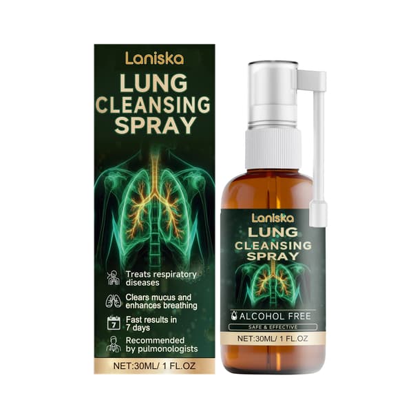 Urtebaseret kropsrensende spray, kropsreparation, hostelindring og komfortplejespray med urteingredienser
