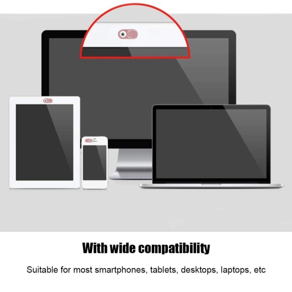 Webkameradeksel kompatibel med datamaskin, bærbar PC, smarttelefon, personvernbeskyttelse