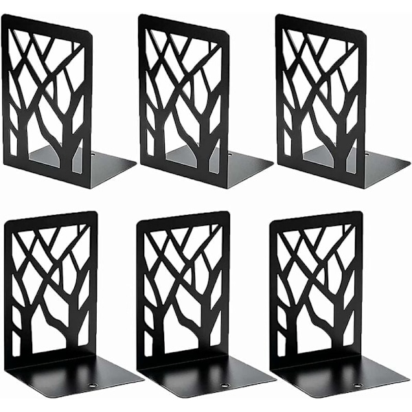 Dekorativt bokstöd för hyllor, halkfritt bokstöd med anti-slip design, stilren och mångsidig metallkonstruktion, långvarigt stöd