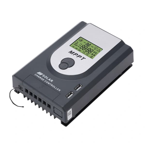 Solarladdningsregulator 20A Gel Litiumbatteri Kompatibel