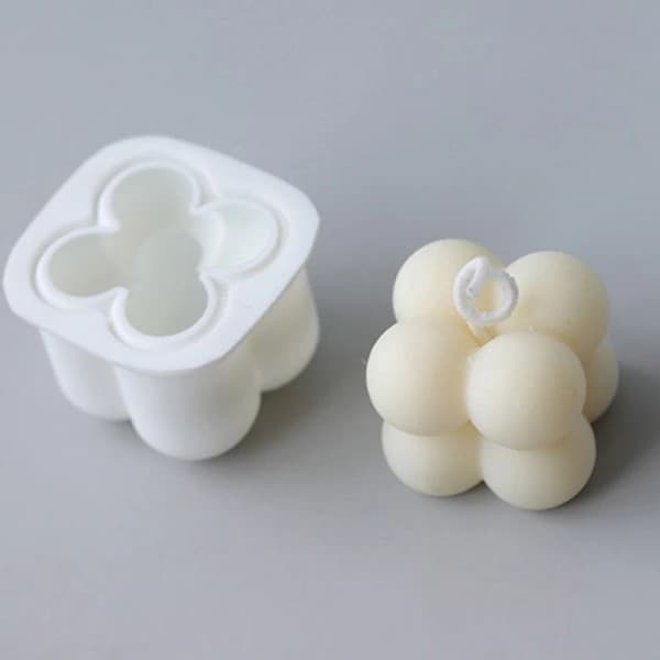 Silikon DIY Ljusform Form Gips Ca