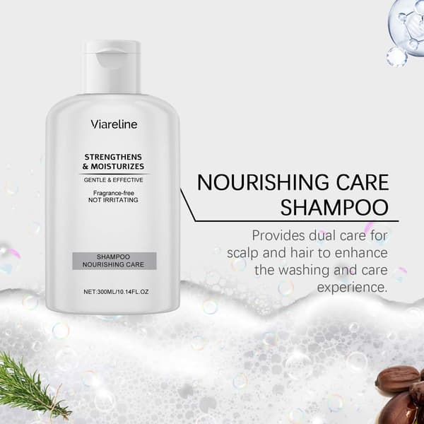 Nærende shampoo renser og plejer hovedbunden, efterlader håret glat og silkeblødt.