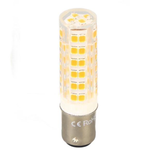 2 st BA15D LED-lampor Dimbara 6W Dubbelkontakt DC Bajonettbas 540LM 76 LED Varmvitt Ljus 60W Halogenlampor Motsvarande 100‑130V