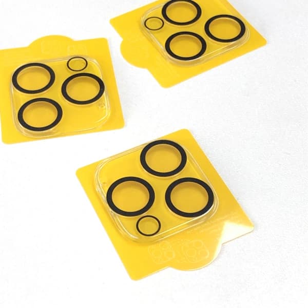 3-pakning kamerabeskyttelse herdet glass iPhone 15 Pro Max