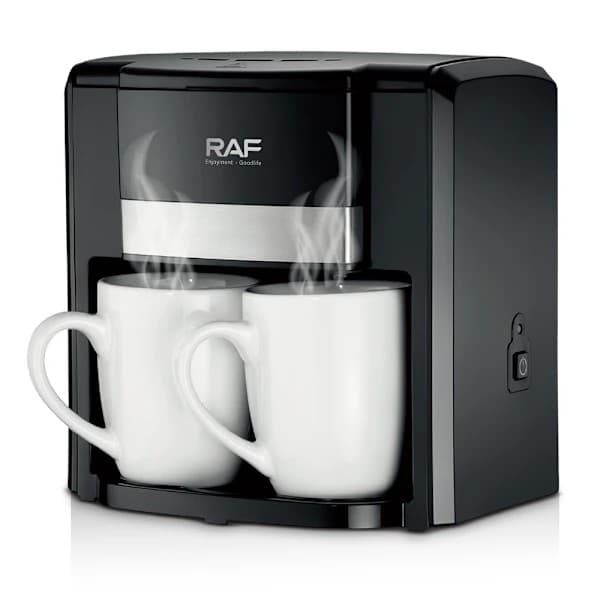 Mini 2 koppar 420ML Varmplatta Elektrisk Kaffebryggare