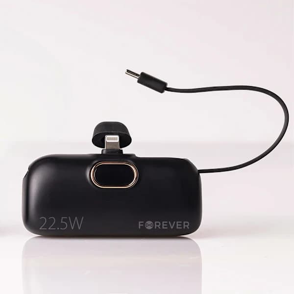 mini powerbank MTB-100 22.5W 5000 mAh Lightning sort