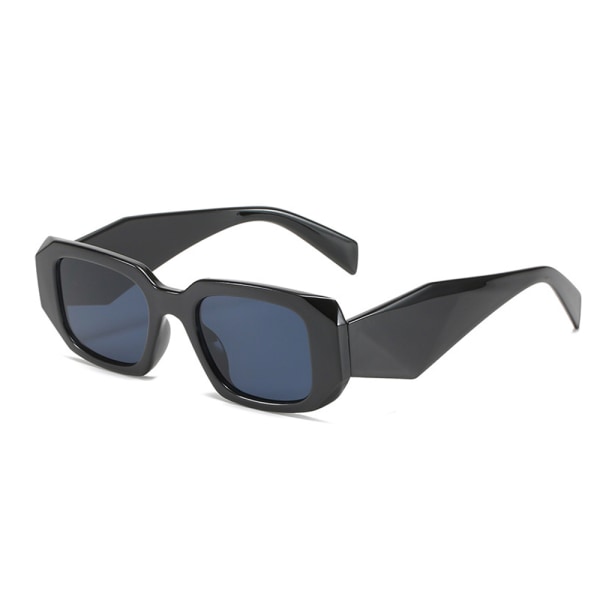 Box sunglasses personality plastic cut edge square glasses personality wide leg sunglasses