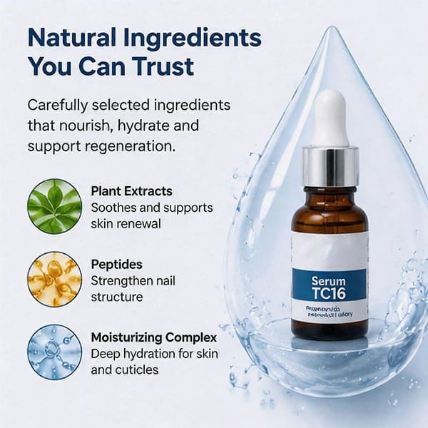TC16 Essence Serum - Kollagenpleje til problemhud og negle (11ml)