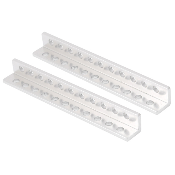 2 kpl alumiiniprofiilia L-muotoinen palkki 11 reikää robotin lisävarusteet 12x12mm 3103-0011-0096