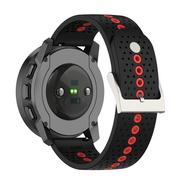 Farverig urrem 22MM til Suunto Race S Watch Blå + Grå Blå + Grå
