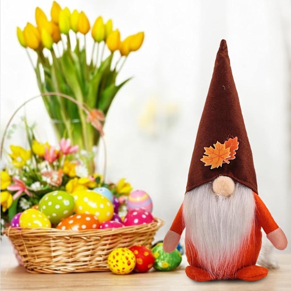 Charmig Jul-Gnome, Höstdekoration, Handgjorda Material, Stilfull och Hemtrevlig Jul-Elf Plysch, Säsongsdekorationer för Vardagsrum Sovrum