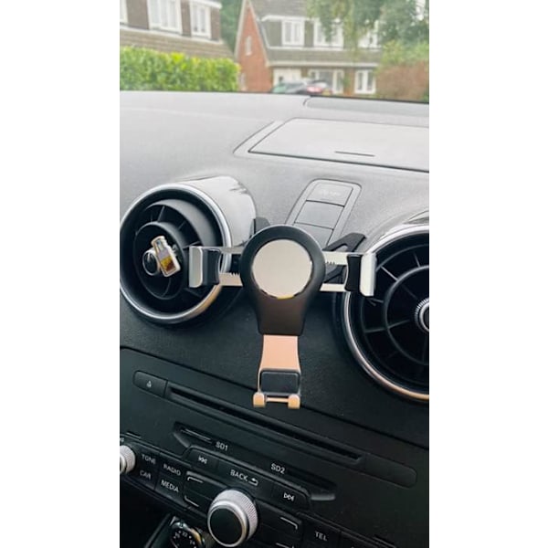 Magnetisk hållare för Audi A1 8X 2010-2018, Smart design med 360 graders rotation, Enkel installation biltelefonhållare för de flesta smartphones, Hög kvalitet