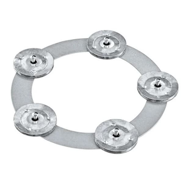 Trumcymbaler Hi Hat Tamburin Trumset Set Klockor Percus Silver