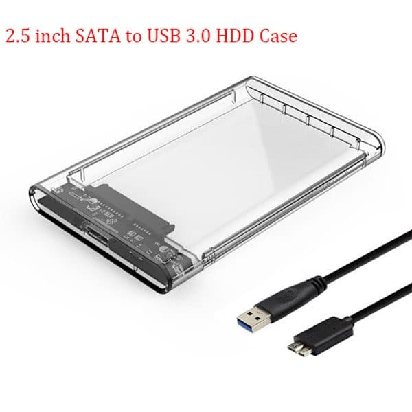 2,5'' USB 3.0 till SATA SSD HDD extern hårddiskkabinett Enc onesize