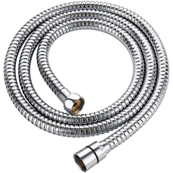 Brusehoved 1,5M Krom Rustfrit Stål Universal Anti-twist Brusehoved Badeværelsestilbehør