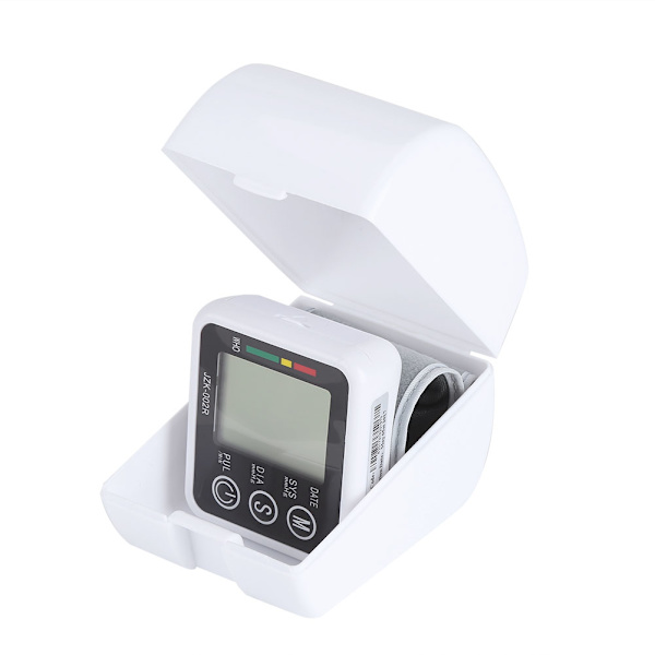 Digitalt handledsblodtrycksmätare Pulsmätare Hälsovård Automatisk Manschett Tonometer Ingen Röst