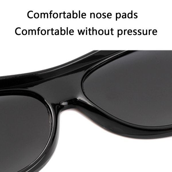 Passar över HD-körglasögon för män, kvinnor - Antireflexpolariserade wraparounds