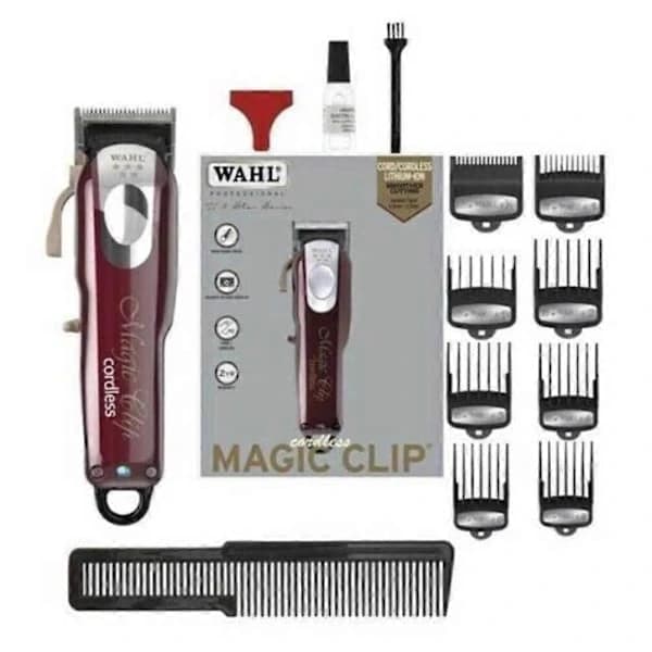 Profesjonell 5-stjerners trådløs Magic hårklipper med konisk spak