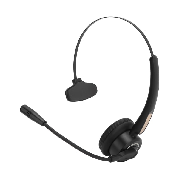 Bluetooth-headset med mikrofon på øret Trådløs støjreducerende hovedtelefon til pc bærbar computer Skype
