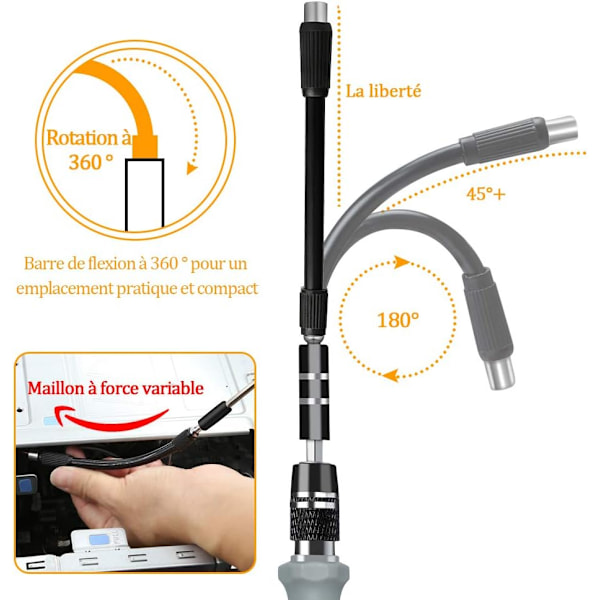 Professionell Precision, Magnetisk Reparation: 122-i-1 Elektronikverktygssats, Ergonomiskt Handtag, Kromvanadinstål Bits, Starka Magnetiska Spetsar, Flexibel Axel