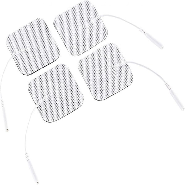 Innovativa TENS EMG Elektrodplattor, Starkt Grepp Icke-Irriterande Återanvändbar Latex Fri Design, Universell Kompatibilitet För TENS EMS Enheter Med 2Mm Kontakt
