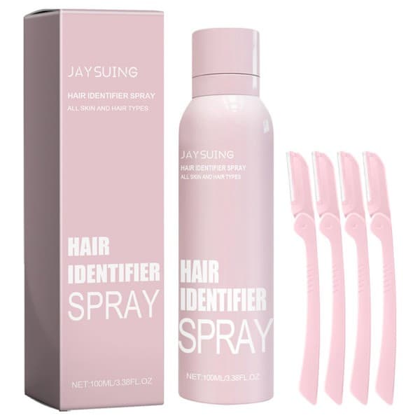 Håridentifikationsspray til ansigts-dermaplaning og barbering af kropshår