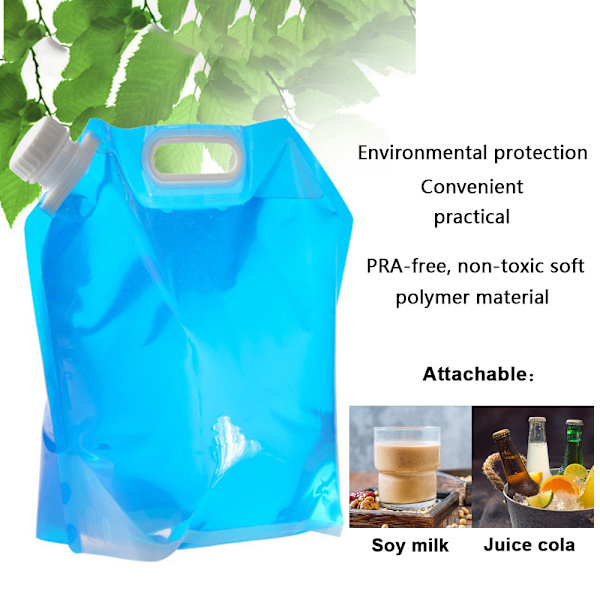 Hopfällbar vattenbehållare i plast