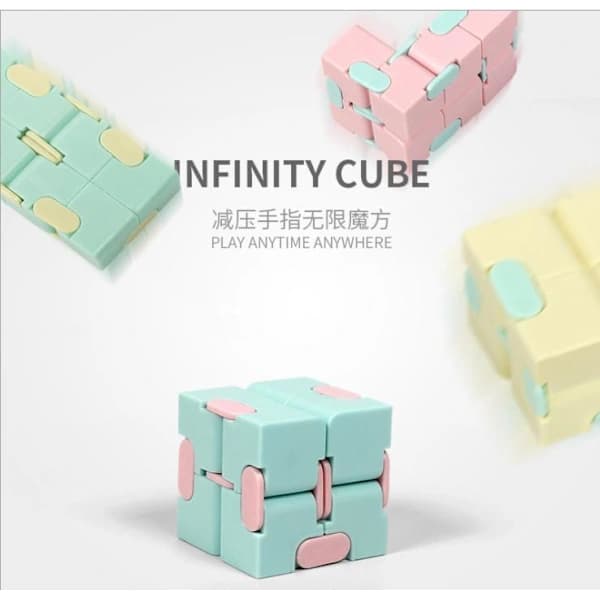 Fidget Toys infinity cube Antistress Blue Bl?