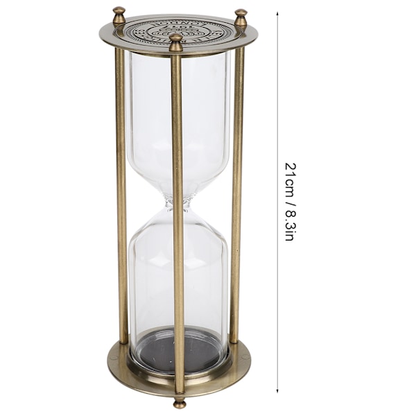 Glas Sandur Timer Hjem Dekoration Timeglas Tilbehør Gave Ornament Stor