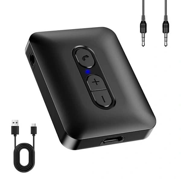 Bluetooth-sender/-mottaker, trådløs Bluetooth-adapter, Bluetooth 5.4 lydadapter musikk-mottaker