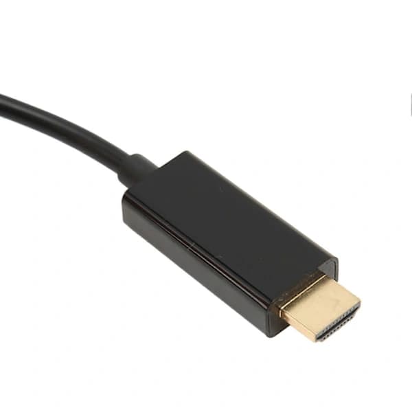 til High Definition Multimedia Interface Kabeladapter 4K Opløsning Bærbart Videoforbindelseskabel til Kontor