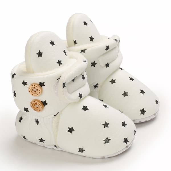 Baby Mjuka Bomullsskor - Vit 11cm