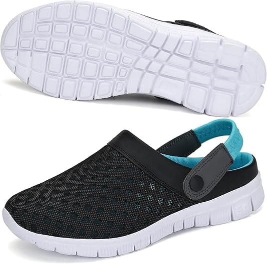 Träskor Andningsbara Trädgårdsskor Herr Dam 41 Sommarsandaler Mesh Tofflor