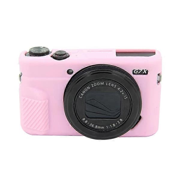 Silikonskyddsfodral för Canon EOS G7 X Mark II Pink