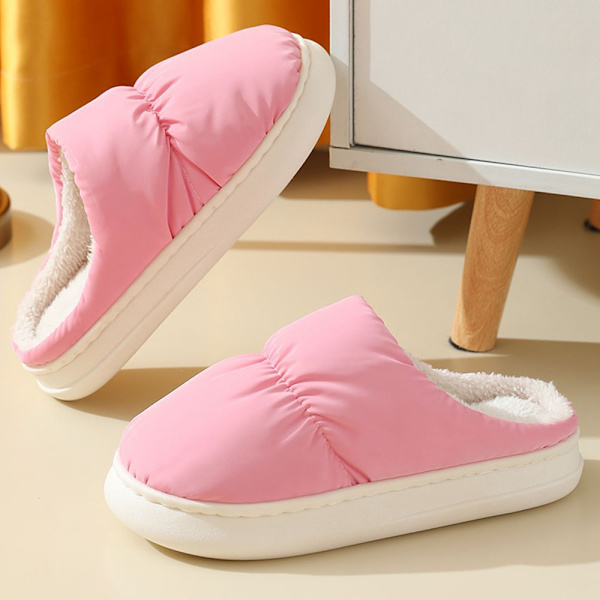 USB tofflor varma skor, rosa