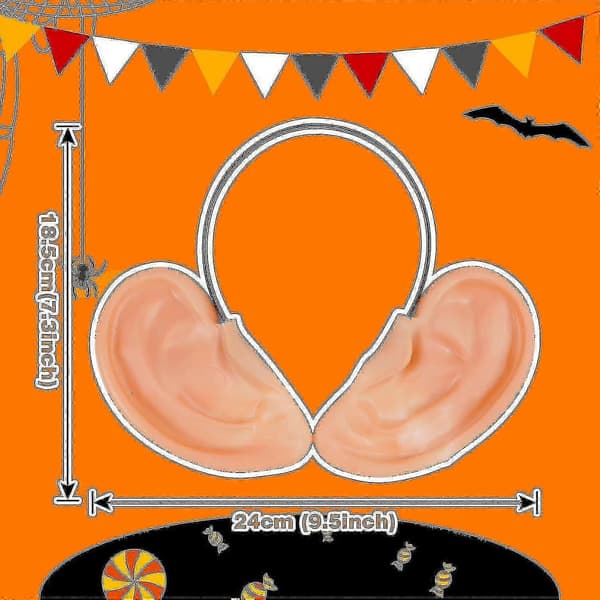 Överdimensionerat jätte-öronpannband för Halloween Cosplay