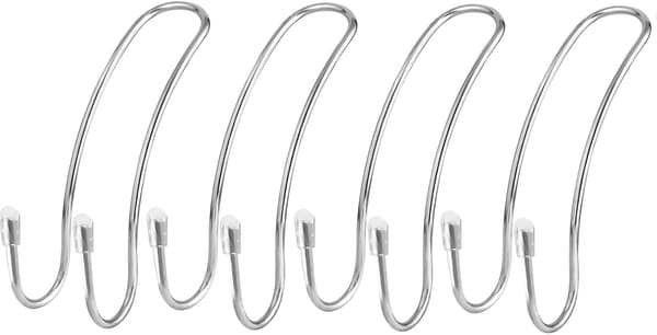 Bilkrokar för plånböcker och väskor, Plånbok Handväskor Maskrock Matkassar Bilsäteskrokar för Vattenflaskor, 4-pack 10,9 cm * 3,3 cm