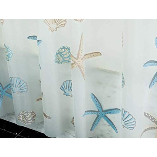 3D-tryckt vattentät mögelresistent duschdraperi i polyester 180 x 180 cm