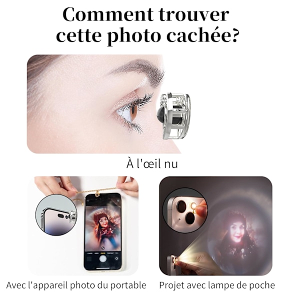 Personligt fotoarmbånd til kvinder med projektionsbillede - Smykker med foto indeni, gave til kvinder, piger, mødre, Valentinsdag