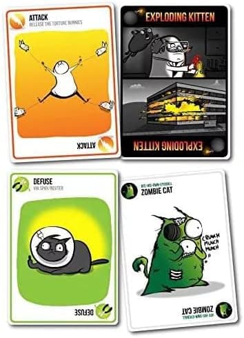 Exploding Kittens NSFW av Exploding Kittens - Kortspill for voksne og tenåringer - Et russisk rulett-kortspill (Emballasjen kan variere)