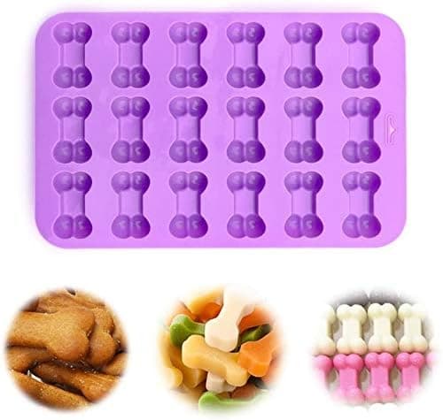 Silikone Chokoladeforme, 2 STK Kattepote vs Hundebensformede Genanvendelige Bageforme Isterningebakker, Hvalpe Kattepote DIY Forme