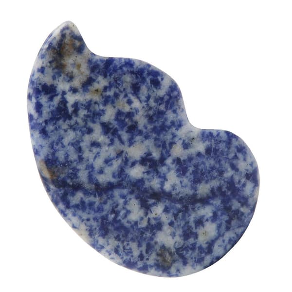 Gua Sha Brett Naturlig Blå Jade Stein Ansikts Gua Sha Verktøy for SPA Akupunktur Terapi