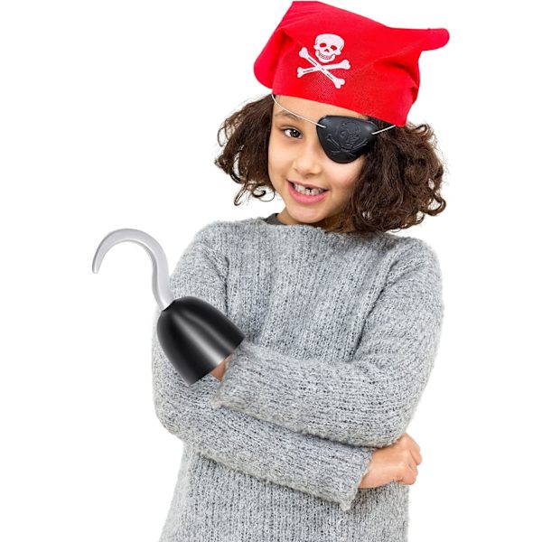 12 kpl Merirosvokoukut Kapteeni Koukku Muovinen Käsi Koukku Halloween-koristeluun Merirosvoteemajuhlat Tarvike Cosplay-juhlatarvikkeet