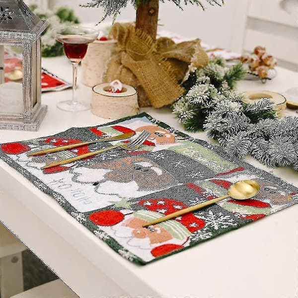 Julbordsunderlägg Set om 4