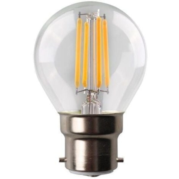 2 kpl LED-lamppuja 4W B22 LED G45 Värilämpötila: Lämmin valkoinen 2700K