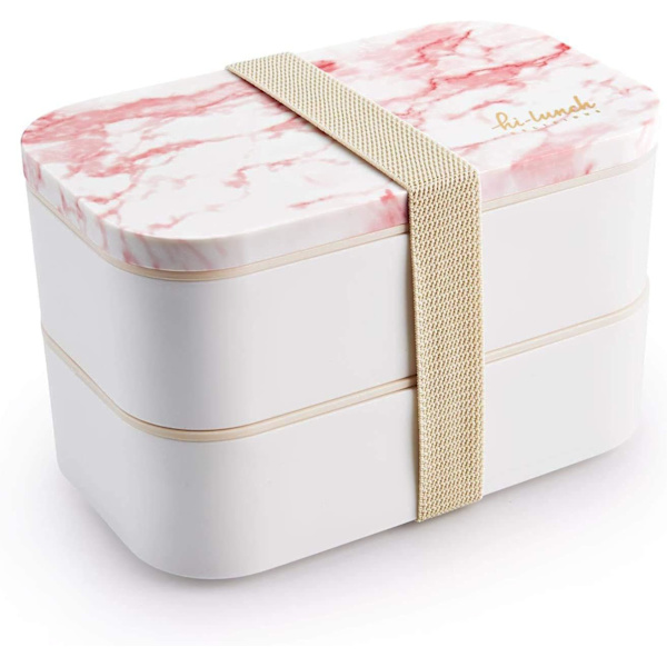 Bentolåda för vuxna och barn - 1,6L lunchlåda med bestickset, BPA-fri, läcksäker