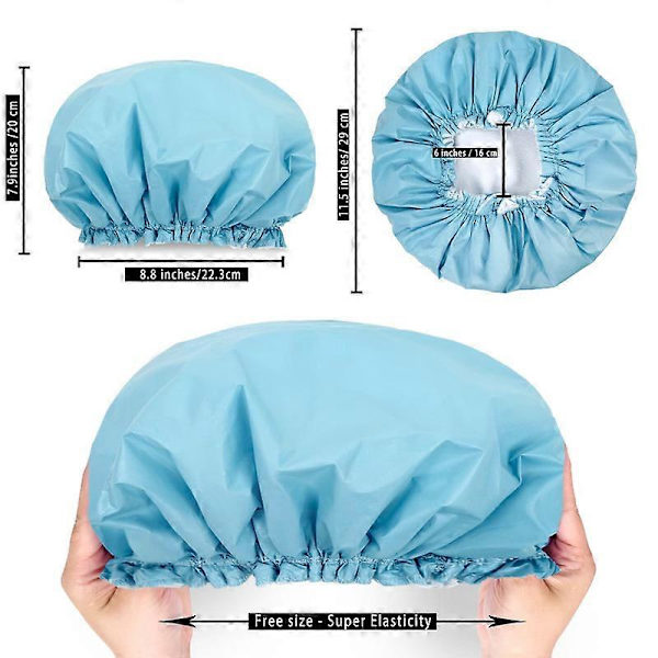 Brusehætter til kvinder, Terry Cloth foret EVA ydre elastisk genanvendelig