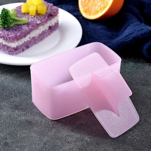Sushi Maker Press, 2 Pack Rice Ball Mold Rectangle Thousand Layer Sushi Maker Mold