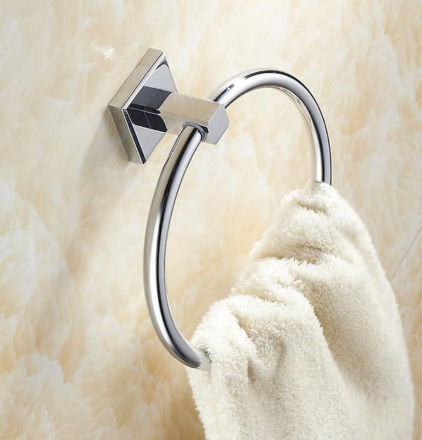 Moen P5860 Donnor Collection 15,9 cm Diameter Moderne Badeværelse Håndklædering, Krom