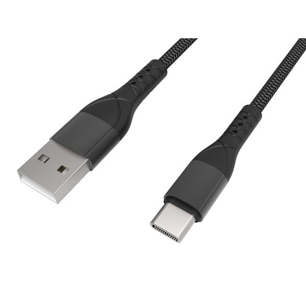 Stærk og holdbar USB-A til USB-C hurtig dataopladerkabel Opladningskabel Synkronisering til smartphone og tablets